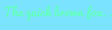Image with Font Color 63FFBD and Background Color 7AE4FF